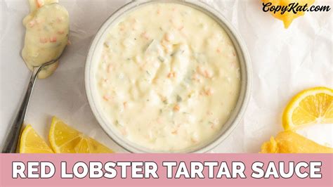 Red Lobster Tartar Sauce Youtube