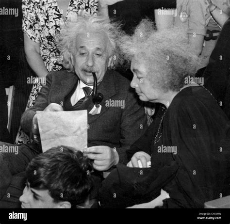 Albert Einstein And His Sister Maja Winteler Einstein 1939 Stock Photo
