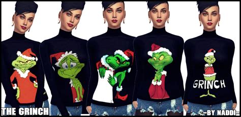 Sims 4 Ccs The Best Christmas Sweater By Naddi