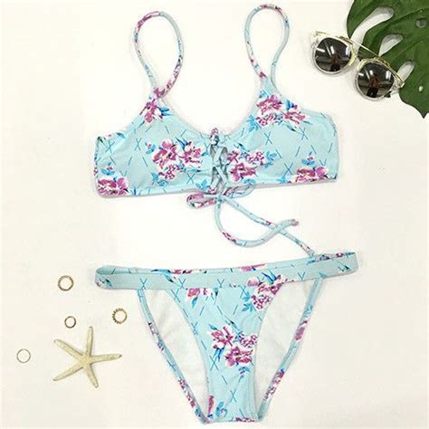 Pin By Rhianne Butler On Swimwear ☀ Floral Bikini Set Bikinis