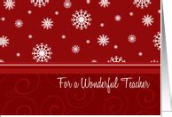 'tis the season for joy and good wishes! Christmas Cards for Teachers from Greeting Card Universe