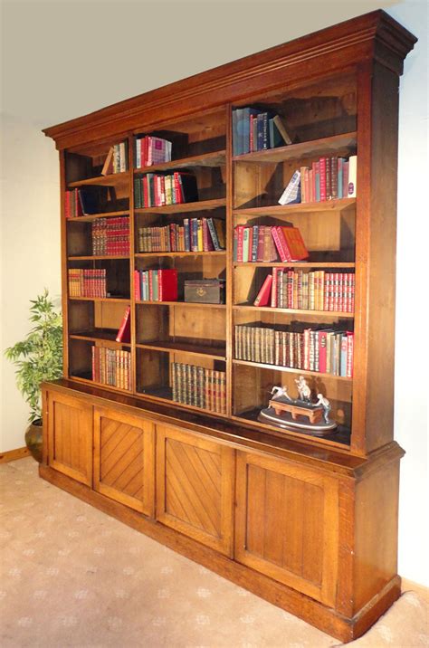 Victorian Arts And Crafts Oak Library Bookcase Antiques Atlas