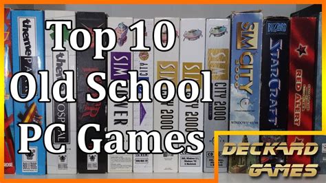 Top 10 Old School Pc Games Youtube