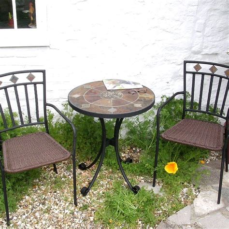 Grand patio premium steel patio bistro set, folding outdoor patio furniture sets, 3 piece patio set of foldable patio table and chairs, black. Small Patio Garden Furniture Set|Ondara Patio Set - Candle ...