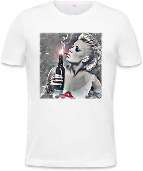 Naughty Bitch Sexy Babe Smoking Mens T Shirt Xx Large