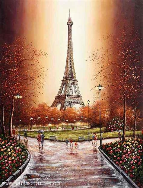Paris ♥ Eiffel Tower ♥ Painting Eiffel Tower Painting Eiffel Tower