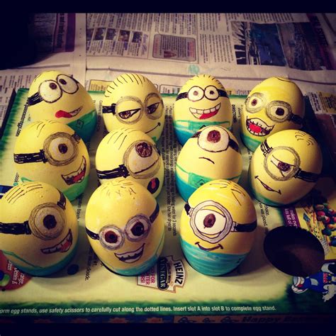 Despicable Me Minion Easter Eggs Easter Diy Easter Spring Easter