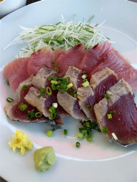 The Okinawan Bonito Sashimi Food Sashimi Fish