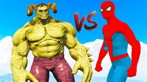 Hulk Vs Spider Man Epic Battle Youtube