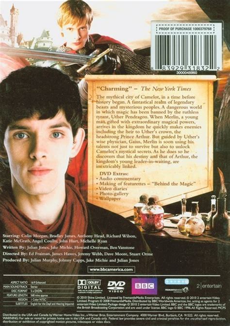 Merlin The Complete First Season Repackage Dvd 2008 Dvd Empire