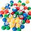 Multi Colored Bingo Balls  7/8 Inch Size Equipment Walmart