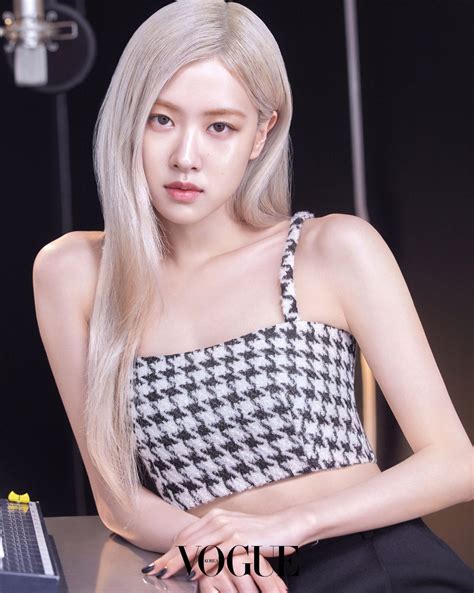Blackpink Rose Vogue Korea X Ysl Beauty Pictorial January April 2021 Hdhq K Pop Database