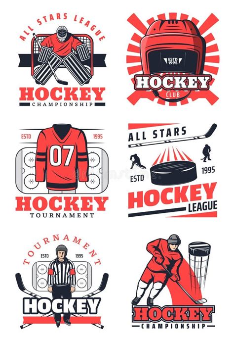 Ice Hockey Game Icons Symbols Stock Illustrations 144 Ice Hockey Game