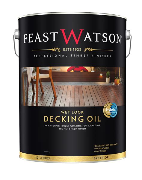 112m consumers helped this year. Wet Look Decking Oil | Feast Watson Products