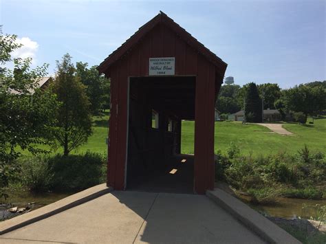 Lanesville In Covered Bridge For Pedestrians Summer 2015 Covered