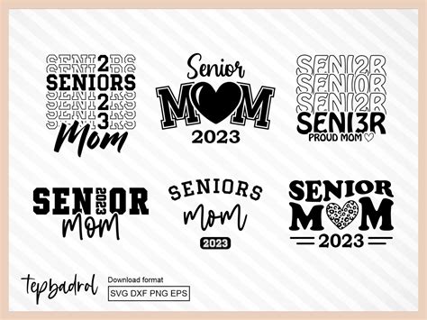 Senior Mom 2023 Svg Bundle