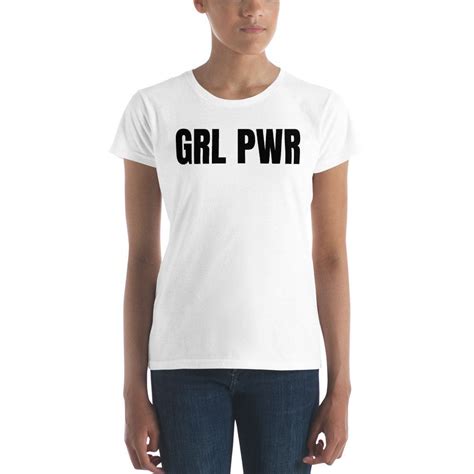 Girl Power T Shirt Feminist Shirt Grl Pwr Shirt Feminism Tees Women