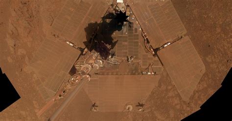 Selfie On Mars Nasas Mars Rover Opportunity Marks 10