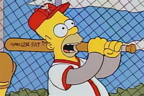 Homer Simpson Behoort Tot De Baseball Hall Of Fame