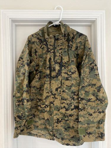 Usmc Digi Woodland Camouflage Goretex Jacket Marpat Apec Gen Ii Medium