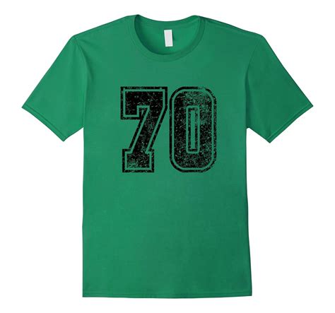 70 Grungy Numbered Sports Team T Shirts Front Print Art Artvinatee