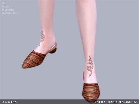 The Sims Resource Tattoo Random Snakes N5