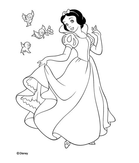 Desenhos Para Pintar Desenhos Da Branca De Neve Para Colorir