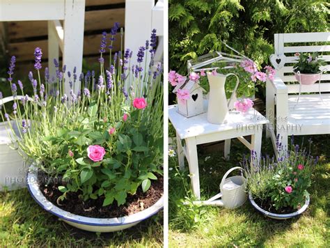 Romantik ist eine möglichkeit, der gegenwart und ihren zwängen etwas entgegenzusetzen: Romantischer Shabby-Look mit Rosen, Schleierkraut und ...
