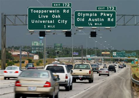 Most Congested Texas Roads Study Finds 10 In San Antonio