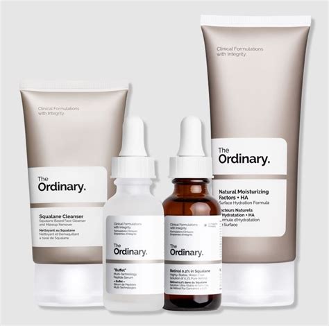 The Ordinary 4 Step Anti Aging Set Maat Beauty