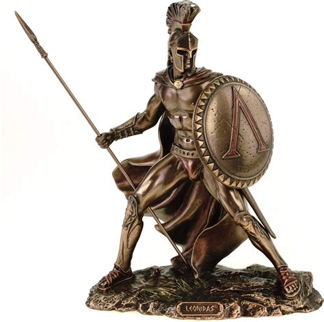 Wu Sale Achilles Unleashed With Spear And Shield Statue Sculpture