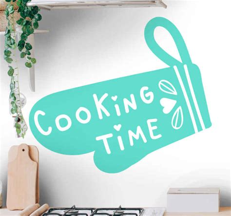 Cooking Time Kitchen Quotes Kitchen Stickers Tenstickers