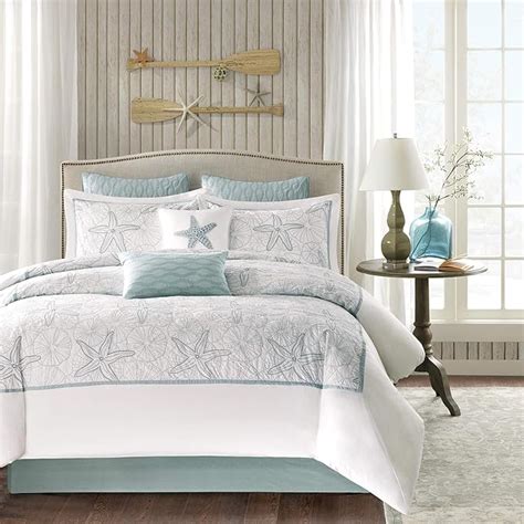 Harbor House 4 Piece Maya Bay Cotton Embroidered Oversized Comforter