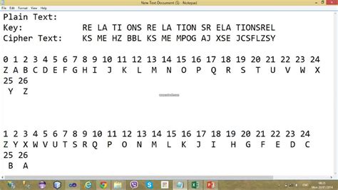 Decrypt Encrypted Text With Viginere Using A Very Simple Way Youtube