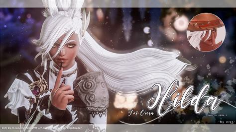 °c° Hildas Hair For Viera V2 The Glamour Dresser Final Fantasy Xiv Mods And More