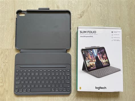 Logitech Slim Folio Keyboard Ipad 10th Gen Mobile Phones And Gadgets