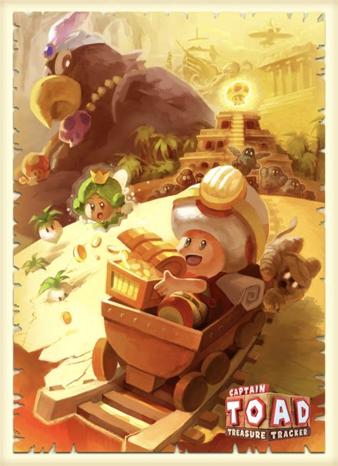 Captain Toad Treasure Tracker Never Before Seen Concept Art Has Been Revealed By Nintendo