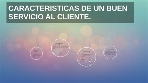 Caracteristicas De Un Buen Servicio Al Cliente By Lorena Beristain Castro