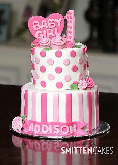 A perfect way to celebrate as your cutie turns one year! Birthday Cakes For One Year Old Baby Girl Fresh Birthday ...