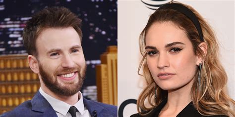 And james is far from a nobody. Chris Evans & Lily James Photographed Together During ...