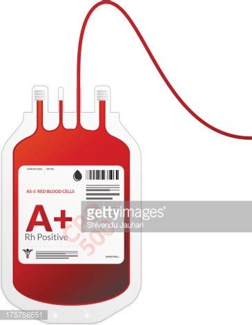 Blood Bag Vector Icon Donate Packet Realistic Illustration World - Clip