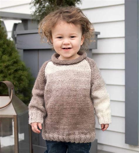 Easy Toddler Sweater Knitting Pattern Gina Michele