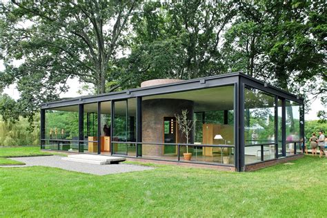 Popular Concept Glass House Philip Johnson Structure Top Ideas