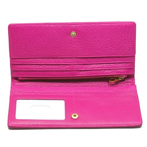 Marc By Marc Jacobs Metallic Pink Flap Wallet #M0001855 | Marc By Marc Jacobs M0001855