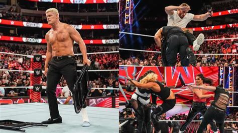 Wwe Raw Results Oct 23 Cody Rhodes Injured Logan Paul Returns