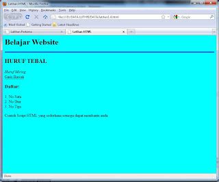 Contoh Script Html Sederhana | TIPS AND TRICK COMPUTER