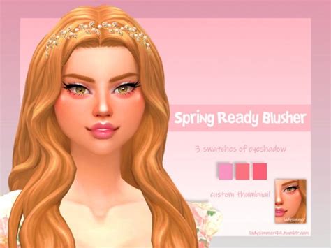 Spring Ready Blusher By Ladysimmer94 At Tsr Sims 4 Updates