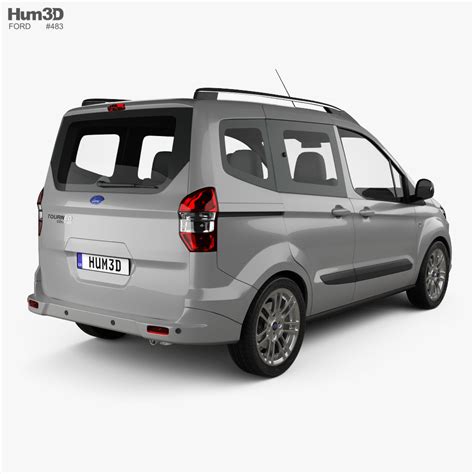 Ford Tourneo Courier 2022 3d Model Vehicles On Hum3d