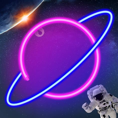 Planet Bar Neon Sign Light Party Wall Hanging Led For Xmas Shop Window Art Wall Decor Neon