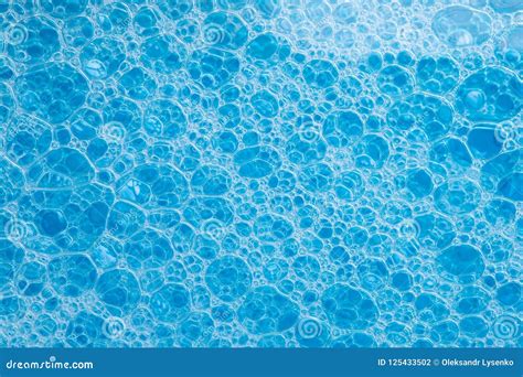Texture Of Blue Soap Foam Closeup Stock Photo Image Of Clean Bubble